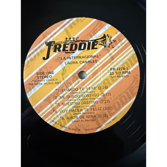 Laura Canales La Internacional LP Freddie Records FR-1278 Radio Station Copy VG - Picture 5 of 7